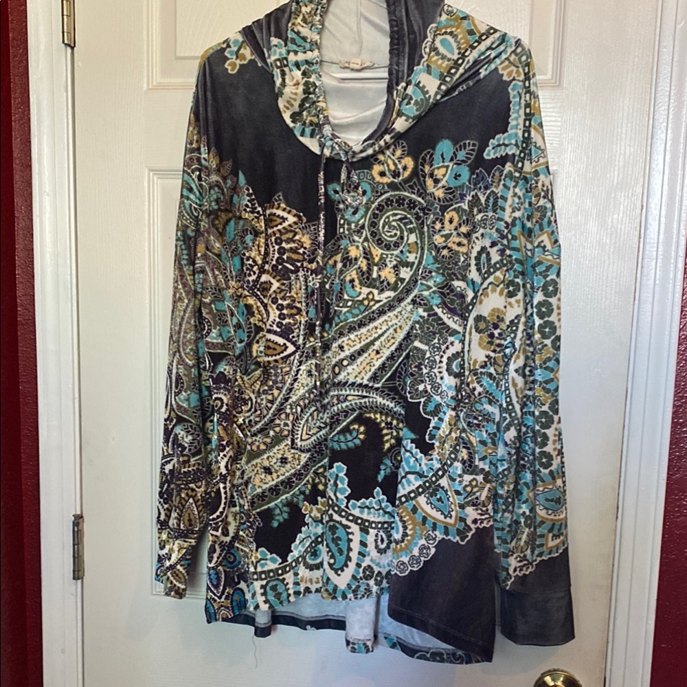 ONE WORLD Multicolor Paisley Tunic